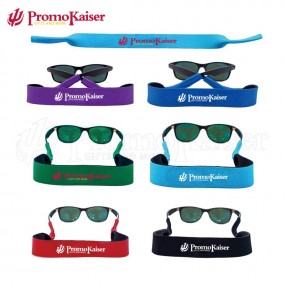 Neopren Brillenband Brillenkordel mit Logodruck als Wer...